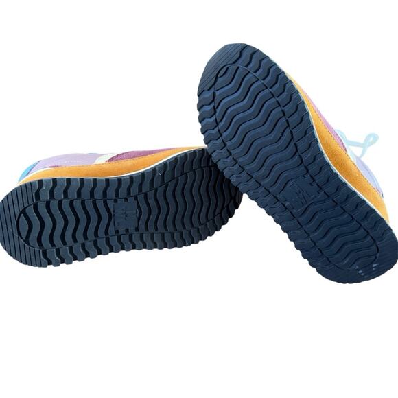 Madewell Kickoff Trainer Sneakers in Colorblock Leather & Suede Women’s Size 5.5 - Picture 9 of 10